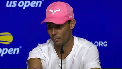 US Open 2022 - Rafael Nadal : "I'm saving time in every training and every game, I'll try and if something happens I won't have anything to blame myself for. I think I'm on the right track"