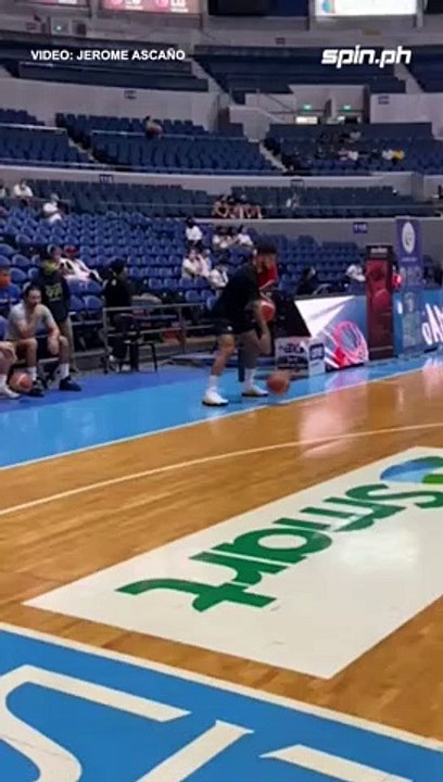 Mikey Williams shows off handle as he practices alongside TNT ahead of PH Cup Finals Game 2 vs SMB Wednesday night