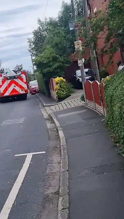 Dramatic vehicle fire in Leyland