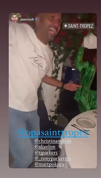 M. Pokora et Christina Milian font la fête avec Tony Parker et Alizé Lim.