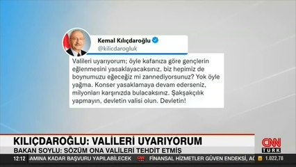Bakan Soylu: Sözüm ona valileri tehdit etmiş