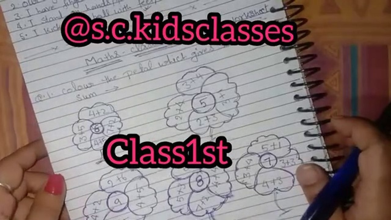 Maths worksheet_ class 1st _daily revision_@S.C.KidsClasses