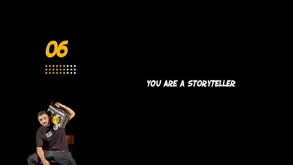 4. Expressing Your Story : Lesson 6-You Are A Storyteller | RAFTAAR FRONTROW RAP COURSE