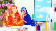 Chica de Fuego vs. Fría en la Escuela  Desafío de Frío vs Caliente Por T-STUDIO ES