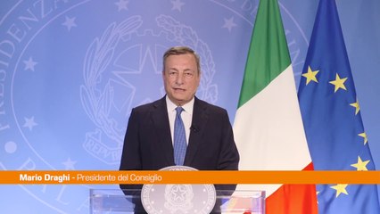 Draghi "L'Italia rimane al fianco dell'Ucraina"