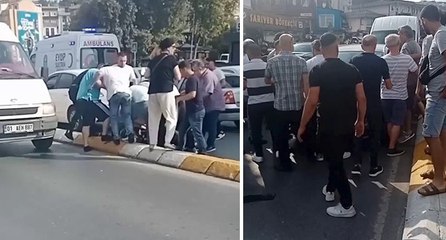 İstanbul’da yol verme kavgası