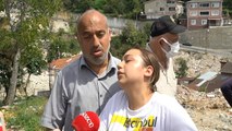 Tokatköy'de TOMA'lı, coplu kentsel dönüşümün mağdurlarından genç kız röportaj verirken baygınlık geçirdi