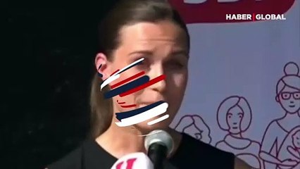 Sanna Marin konuşması sırasında gözyaşlarına boğuldu! İşte o anlar