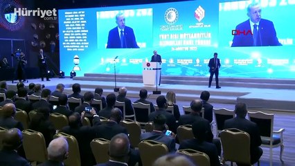 Cumhurbaşkanı Erdoğan 'Yurtdışı Müteahhitlik Hizmetleri Başarı Ödül Töreni'ne katıldı