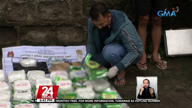 P173-M na tinatayang halaga ng hinihinalang shabu na itinatago sa pakete ng tsaa, nasabat; suspek, arestado | 24 Oras