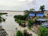 Bundi flood situation in villages: नदी के समीपवर्ती गांवों में बाढ के हालात,सेना के जवानों ने संभाला मोर्चा-video