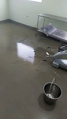 Denuncian filtraciones en área de quirófano del hospital Teófilo Hernández de El Seibo
