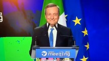 Draghi al Meeting di Rimini 2022, pioggia di applausi - Video