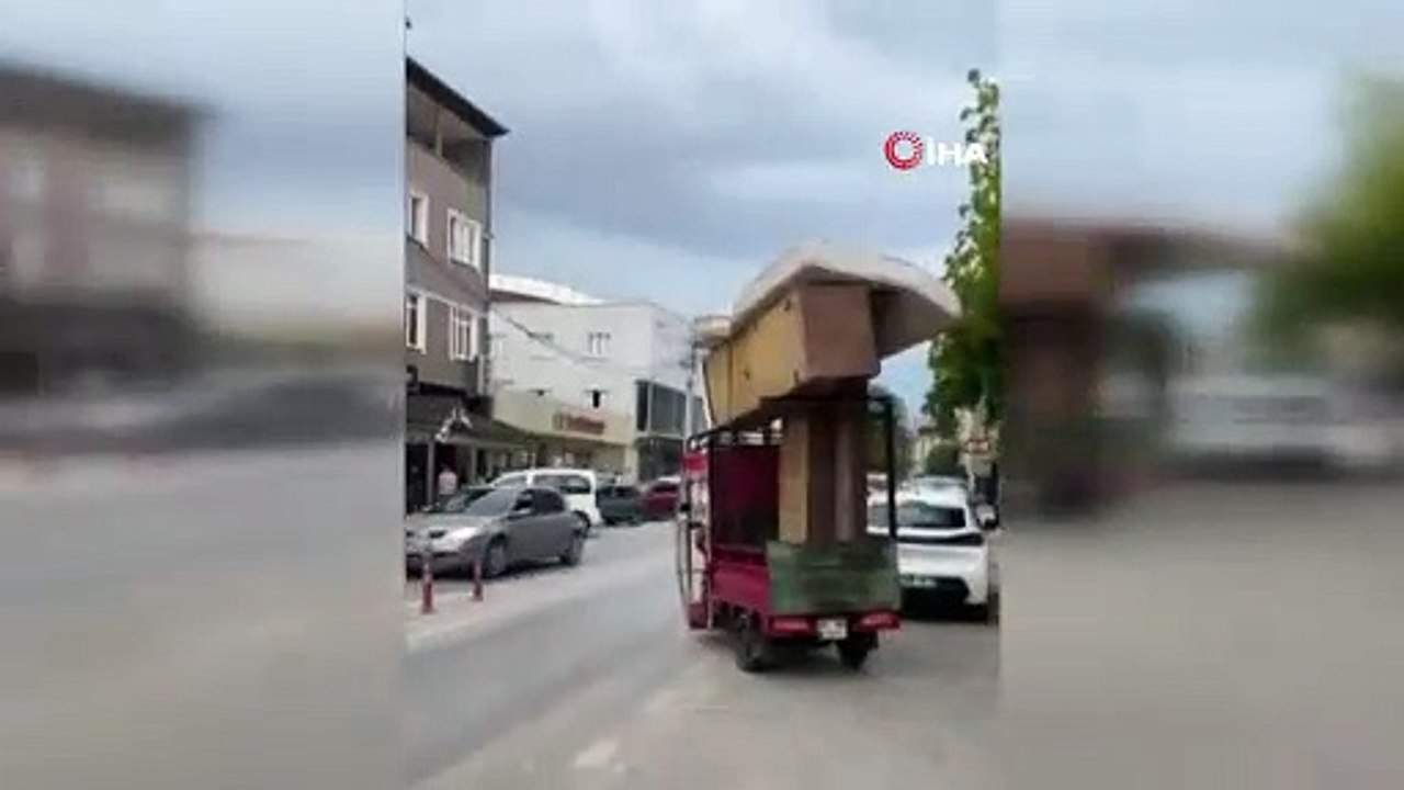 Bursa’da tehlikeli yolculuk