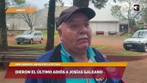 Dieron el último adiós a Josías Galeano