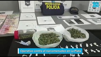 Operativo contra el narcomenudeo en La Plata