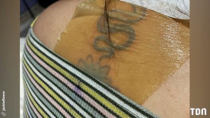 Jackie aurait dû suivre les règles pour son nouveau tatouage...