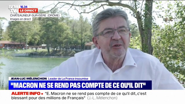 Jean-Luc Mélenchon: Je suis en retrait, mais pas en retraite
