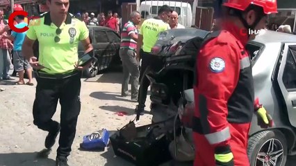 Ölümden saniyelerle kurtuldu