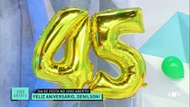 Denílson Show comemora aniversário e ganha mensagens de amigos