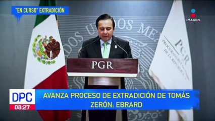 Extradición de Tomás Zerón está en curso: Ebrard