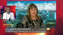 Lic María Julia así festeja con Ernesto Chavana