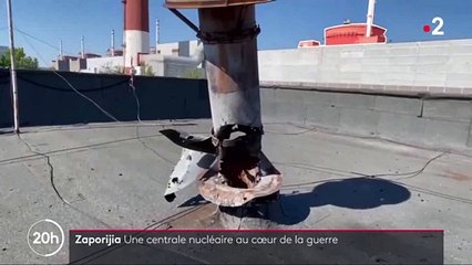 Guerre en Ukraine : Oui, le 20h de France 2 a bien présenté une cheminée comme "un missile russe tombé à quelques mètres de la centrale nucléaire de de Zaporijia"