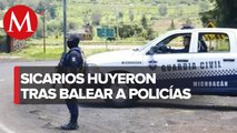Dos policías municipales heridos tras ataque en Michoacán