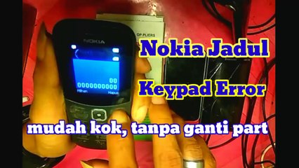 Nokia Jadul Keypad Error