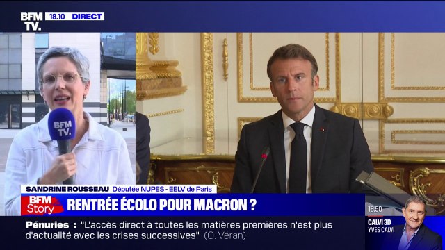 Sandrine Rousseau: Emmanuel Macron demande des sacrifices aux plus faibles et n'arrive pas à se confronter aux puissants