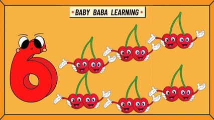 1 to 10 Alphabet, Learn 123 in English, Fruits Names Numbers, 123 Songs, 3D | Baby Baba Learning