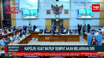 Jenderal Listyo Sigit Prabowo Sebut Kuat Ma'ruf Sempat Berencana Melarikan Diri, Namun Ketahuan!