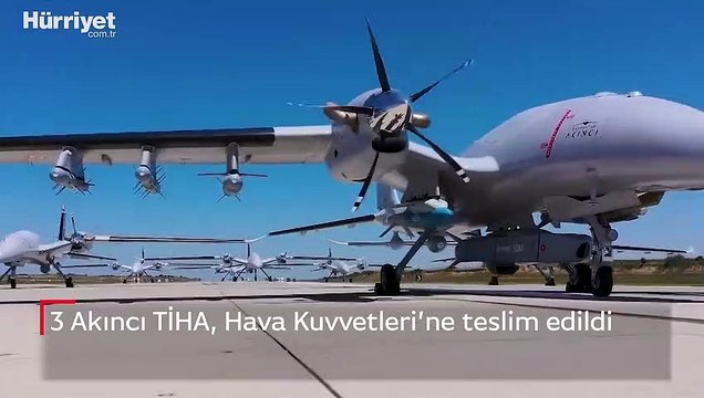 İsmail Demir duyurdu: 3 Akıncı TİHA, Hava Kuvvetleri’ne teslim edildi