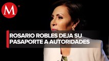 Rosario Robles acudió a la fiscalía federal de la república