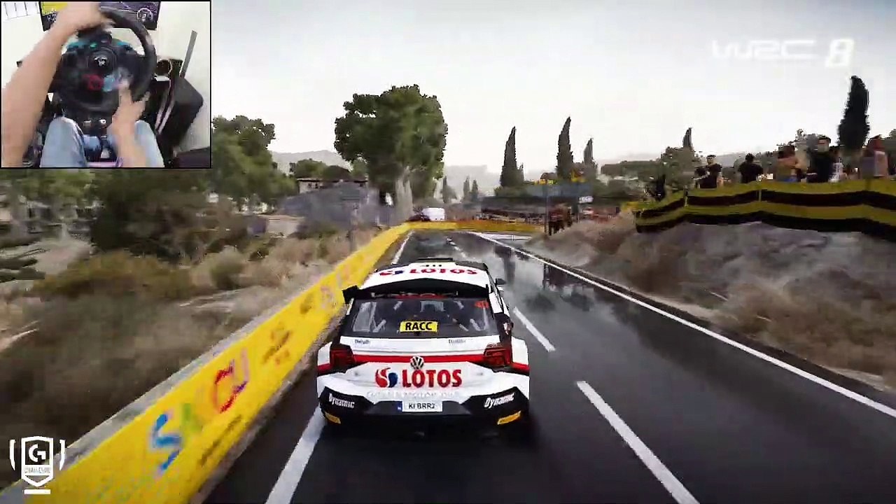 Volkswagen Polo R5 - WRC 8 FIA World Rally Championship _ Logitech g29 gameplay