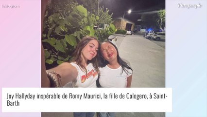 Joy Hallyday à Saint-Barth : inséparable d'une autre "fille de", son "âme soeur"