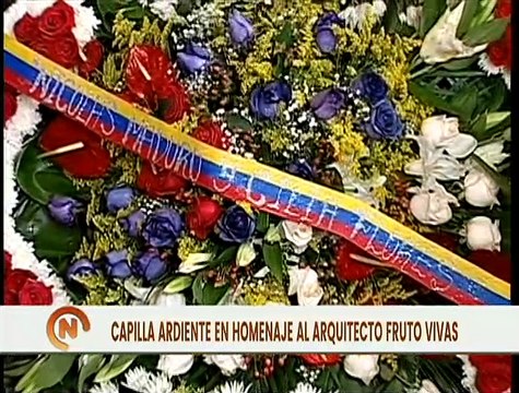 Rinden honores en capilla ardiente al arquitecto venezolano Fruto Vivas