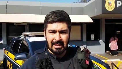 Policial Rodoviário Federal conversa com a CGN sobre a apreensão de maconha na BR-277