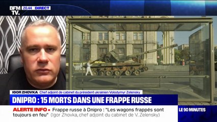 Frappes russes: la présidence ukrainienne craint que "cette nuit ne soit pas calme"