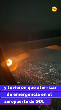 Motor de avión de Viva Aerobus arde en llamas en pleno vuelo