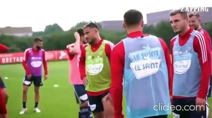 بلايلي في تدريبات بريست