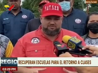 Sector minero en Bolívar se suma a las labores de recuperación de planteles educativos