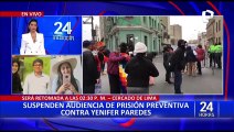 Yenifer Paredes: audiencia de prisión preventiva se suspende hasta las 2:30 de la tarde