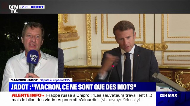 Yannick Jadot sur le climat: Si le président de la République et le gouvernement veulent agir, ils auront les écologistes à leurs côtés