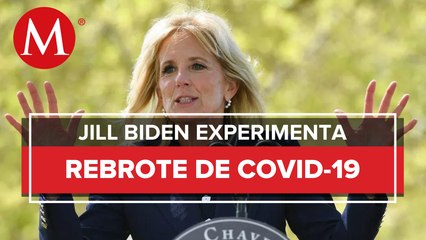 Jill Biden vuelve a dar positivo a covid-19 tras superar contagio