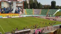 Ukrayna'da tarihi maç! Rusya'nın saldırı yapacağı uyarısıyla futbolcular sığınaklara koştu