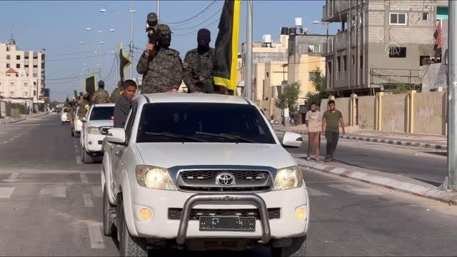 Kudüs Seriyyeleri, İsrail saldırıları sonrasında askeri geçit töreni gerçekleştirdi