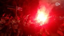 Torcida do São Paulo faz linda festa no entorno do Morumbi