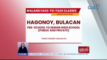 Hagonoy, Bulacan walang face-to-face classes | UB