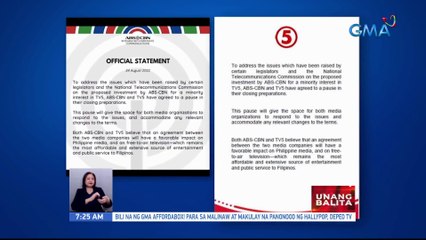 Rep. Marcoleta, binanggit ang mga paglabag umano ng TV5 at ABS-CBN sa kanilang kasunduan | UB